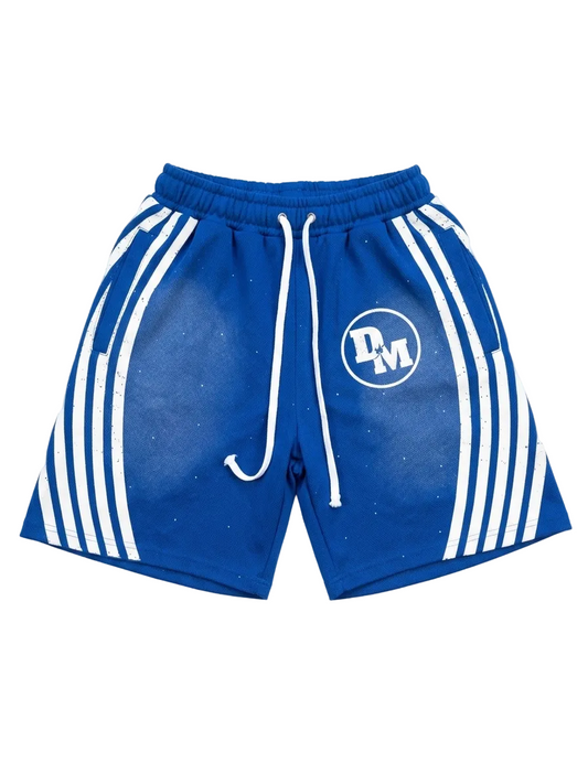 Double Minded Blue Rhinestone Shorts