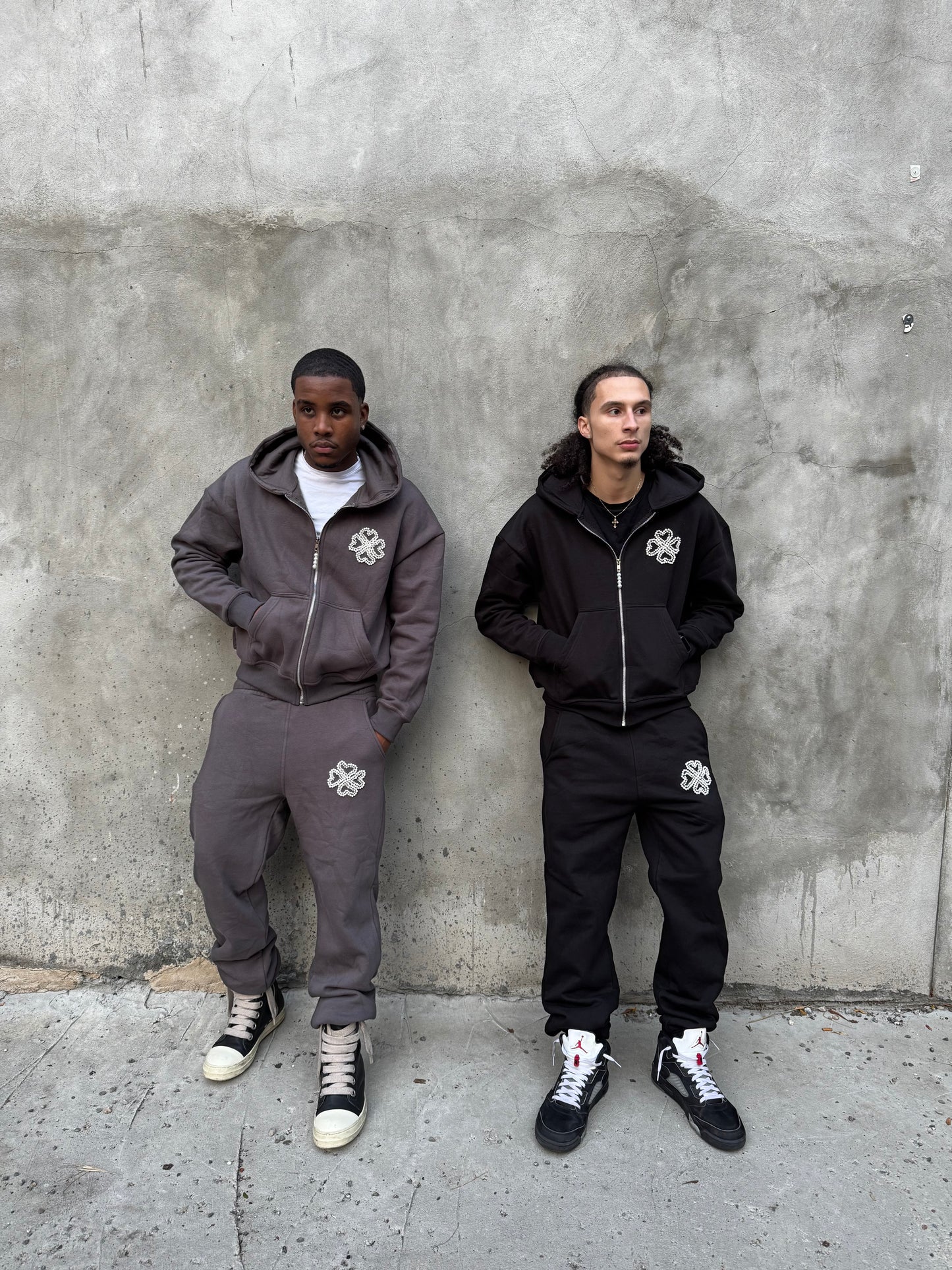 Voyance Grey Pearl Suits