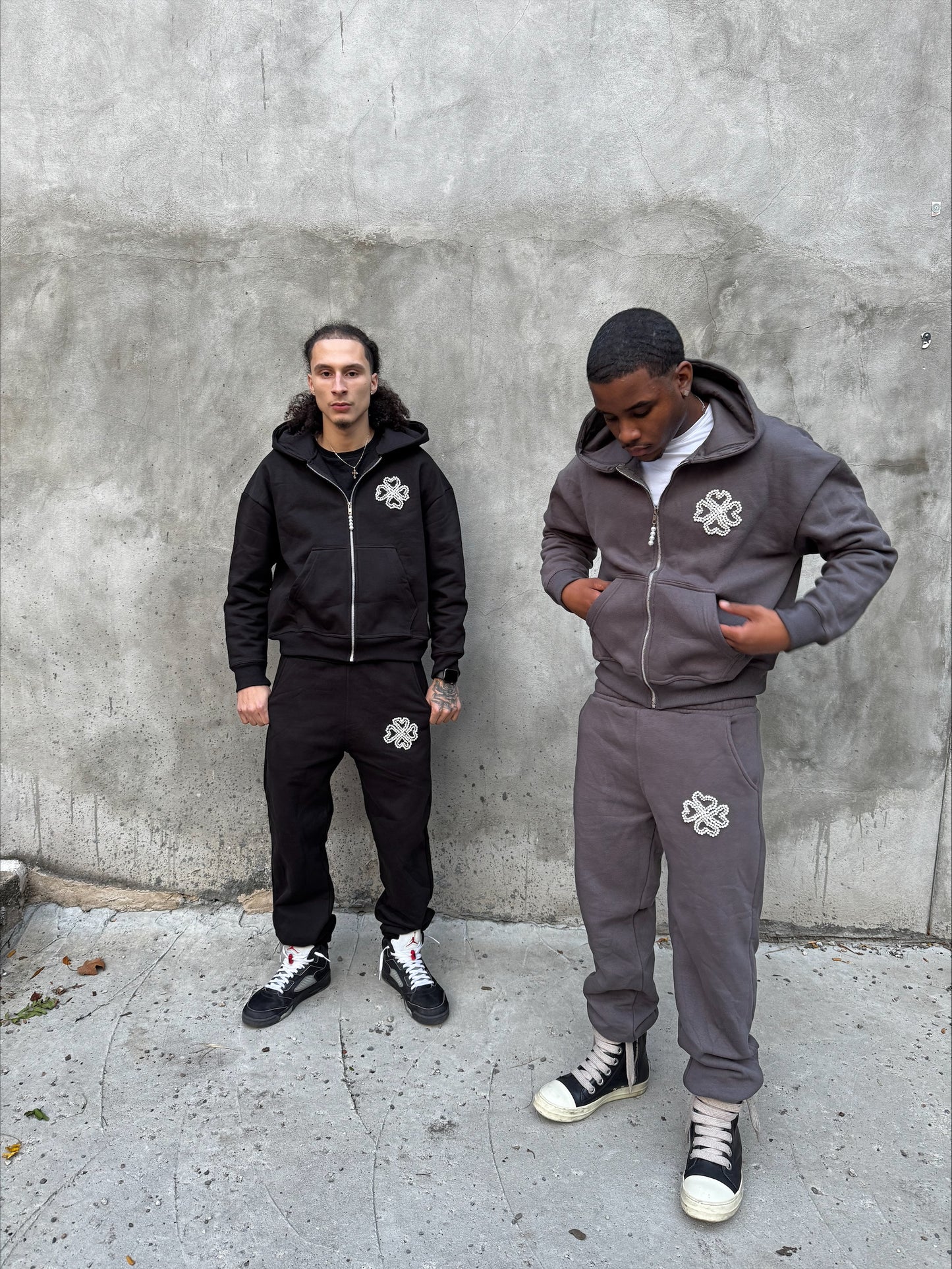 Voyance Grey Pearl Suits