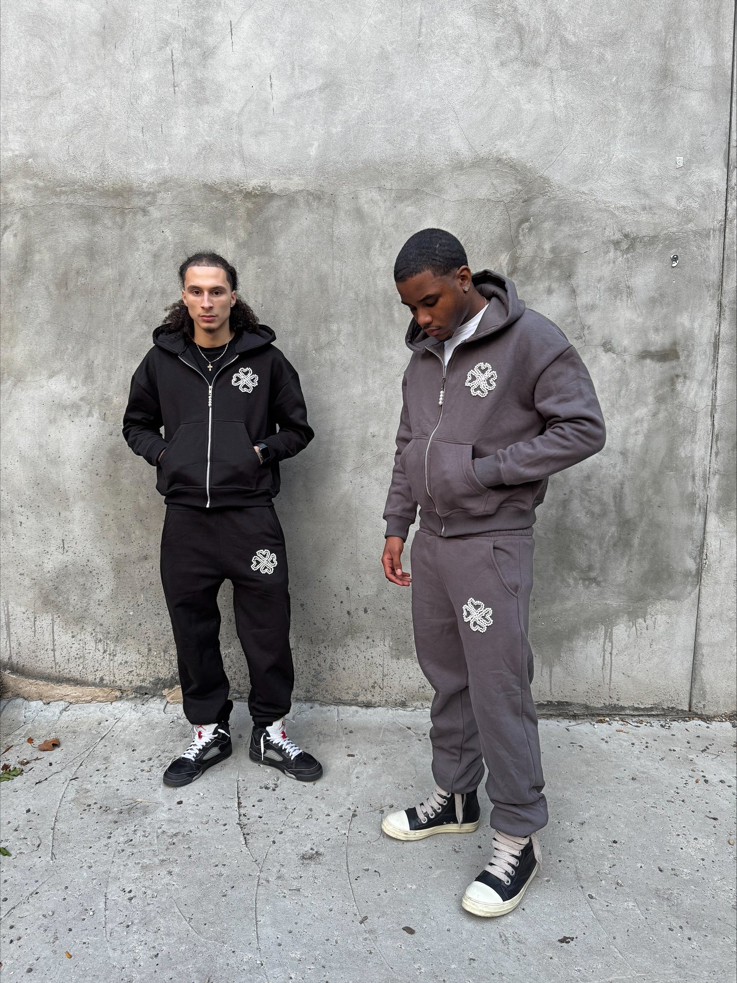 Voyance Grey Pearl Suits